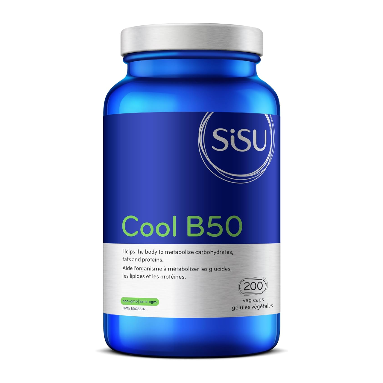 Sisu - Cool B50 - Helps the Body to Metabolize Carbohydrates, Fats, and Proteins | 200 Veg Caps*