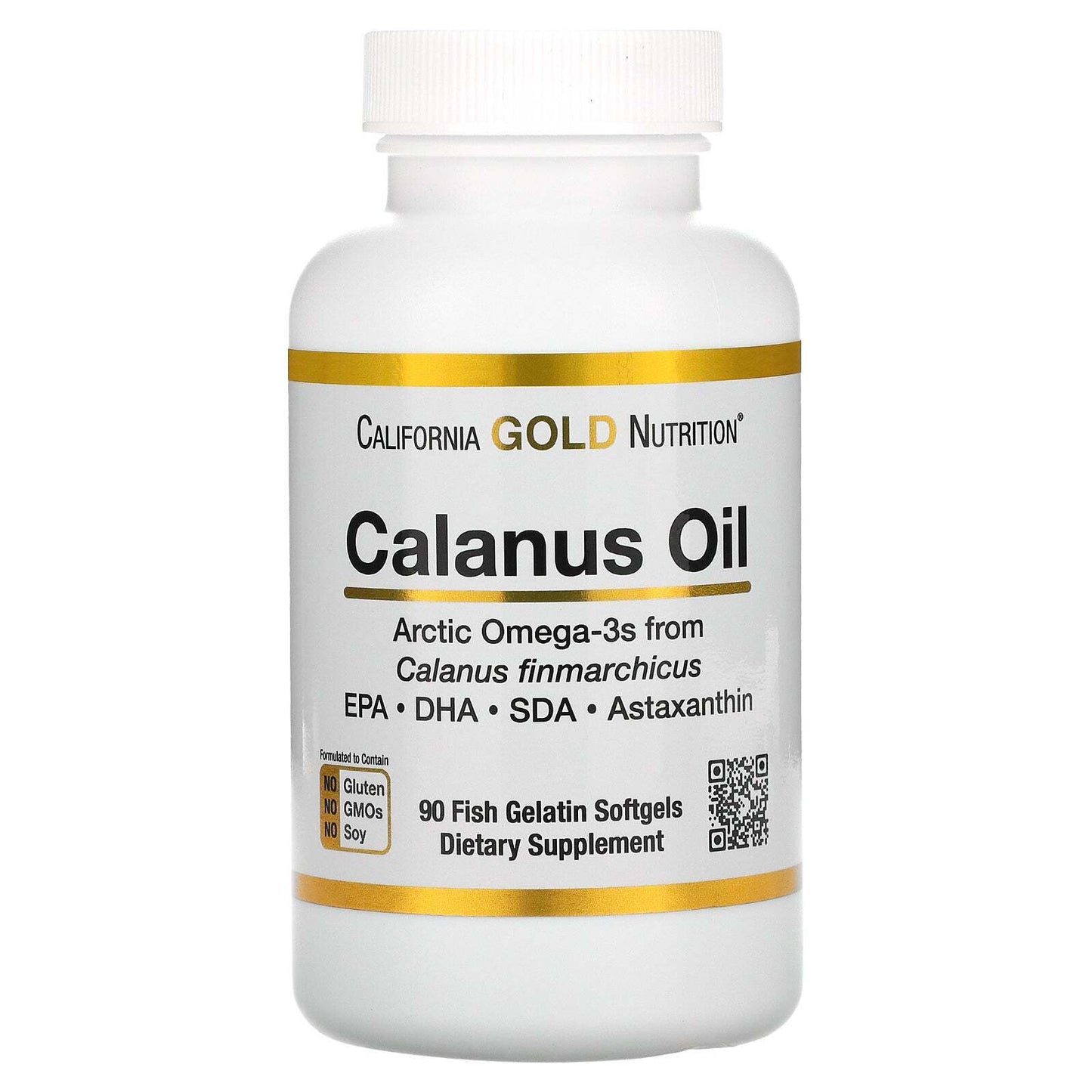 California Gold Nutrition Calanus Oil Omega-3 500mg 60 Fish Gelatin Softgels NEW