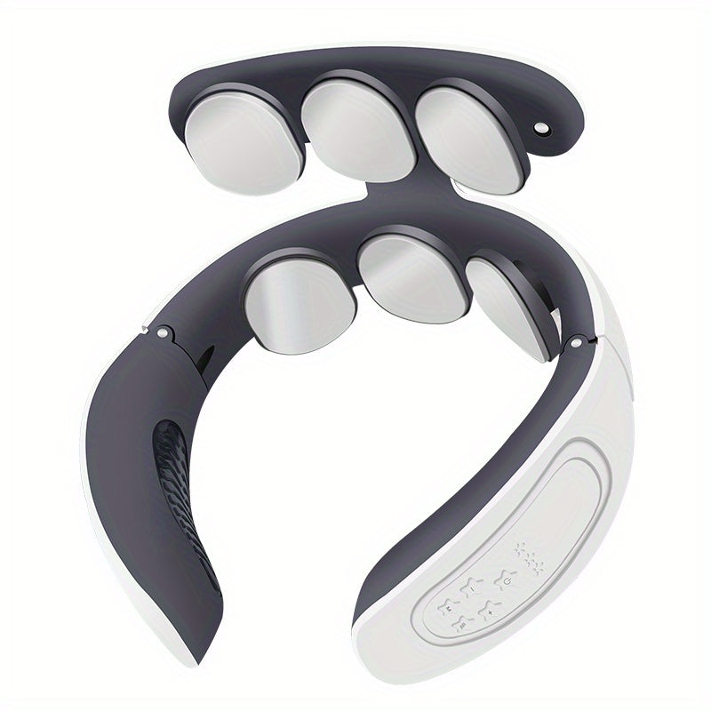 Relax & Rejuvenate Anytime, Anywhere: Cordless Electric Pulse Neck Massager with Deep Tissue Trigger Point Massager