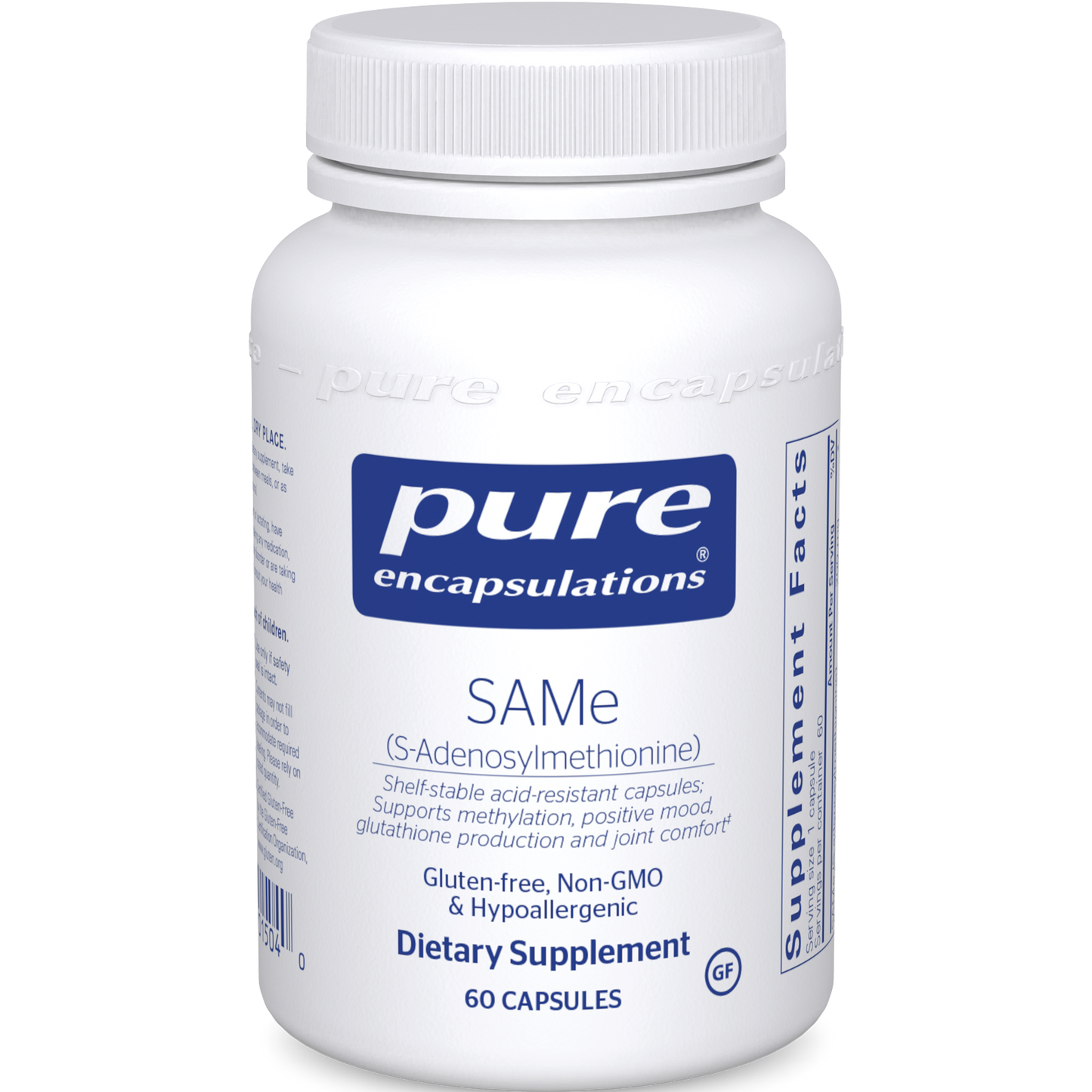 Pure Encapsulations SAMe (S-Adenosylmethionine) 60 caps