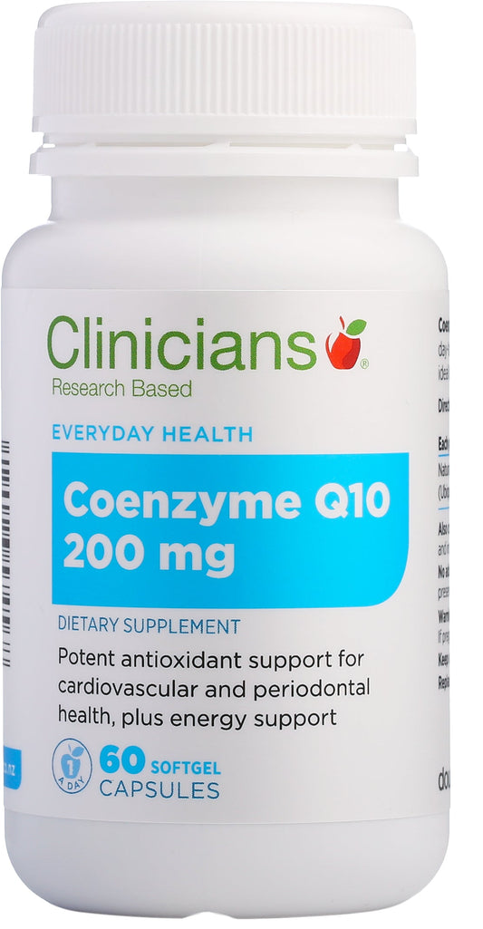 Clinicians COQ10 200mg  Caps 60