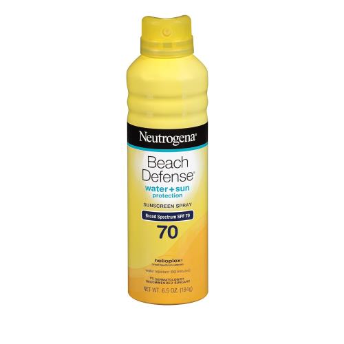 NEUTROGENA BEACH DEFENSE WATER AND SUN PROTECTION SUNSCREEN