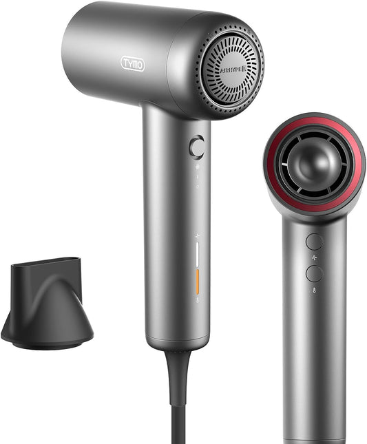 TYMO Hair Dryer, Professional Ionic Blow Dryer for Women, Drying Faster with Less Frizz, Lightweight Compact Hairdryer with Thermal-Control for Home/Travel