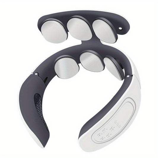 Relax & Rejuvenate Anytime, Anywhere: Cordless Electric Pulse Neck Massager with Deep Tissue Trigger Point Massager