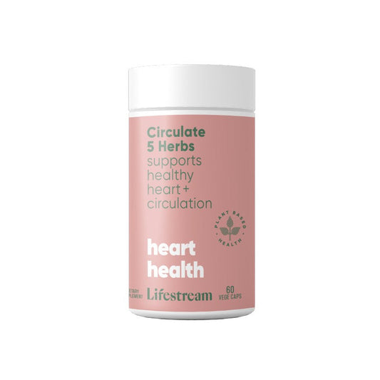 Lifestream Circulate 5 Herbs 60 Vege Caps