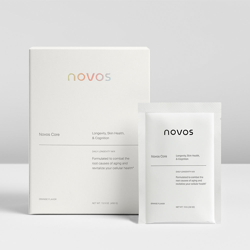 NOVOS Core Breakthrough Longevity Formulation 15.9 Oz Orange Flavor