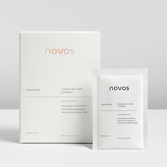 NOVOS Core Breakthrough Longevity Formulation 15.9 Oz Orange Flavor