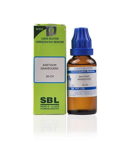 Anethum Graveolens Dilution 6C, 30C, 200C, 1M, 10M.