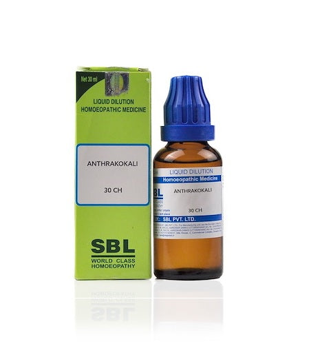 Anthrakokali Dilution 6C, 30C, 200C, 1M, 10M, CM