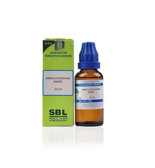 Arnica Montana Radix Dilution 6C, 30C, 200C, 1M, 10M.