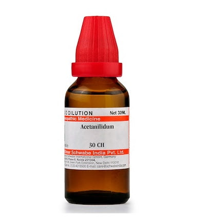 Acetanilidum Homeopathy Dilution 6C, 30C, 200C, 1M, 10M, CM