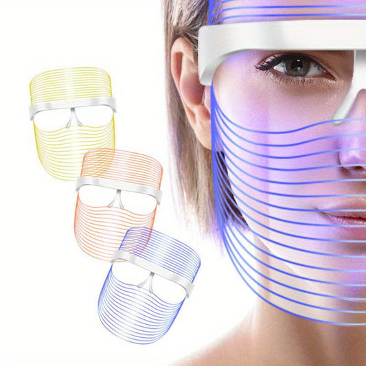 Rejuvenate Your Skin with the 3-in-1 LED Phototherapy Beauty Face Mask!