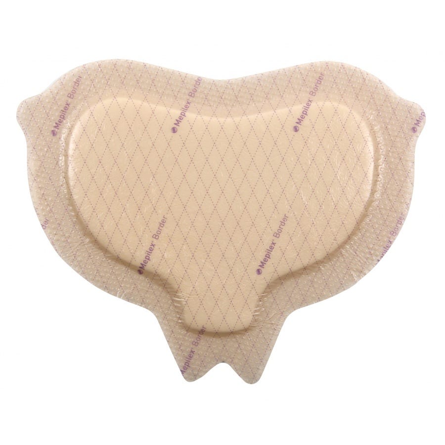Mepilex Border All-in-One Bordered Foam Dressing: 10 Count, 6.3" x 7.9" 24724925