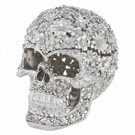 Everleigh Silver Skull Box by Olivia Riegel