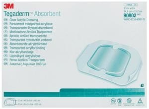 Tegaderm 90802 Acrylic Dressing Adhesive, Box of 5