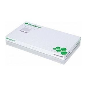 Molnlycke Mepiform Safetac Self-Adherent Soft Silicone Dressing: 4" x 7", 5 Count