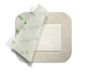 Molnlycke Mepore Pro Self-Adhesive Absorbent Dressing: 2.5" x 3", 60 Count White